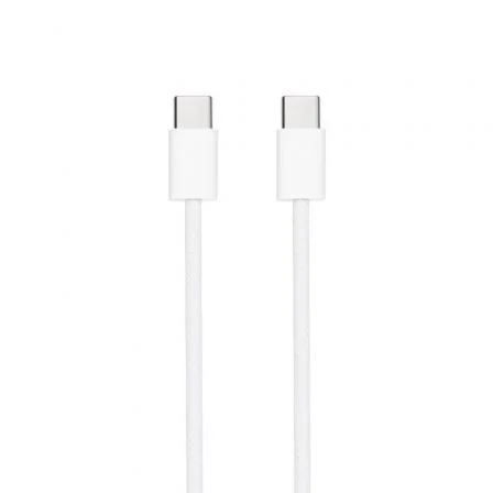 NANO CABLE Cable USB-C a USB-C 60W 3A, 2m, Blanco NANO CABLE Cable USB-C a USB-C 60W 3A, 2m, Blanco